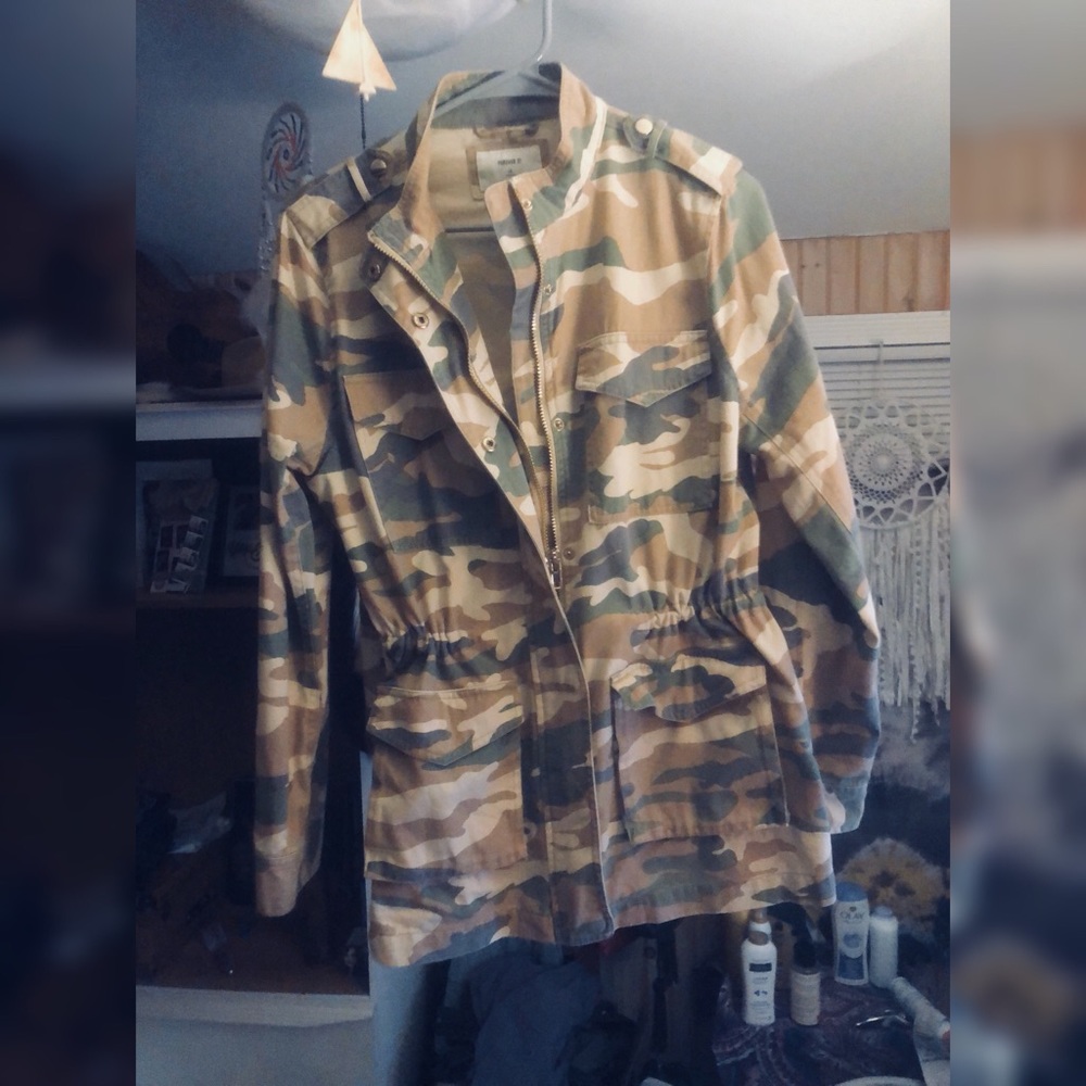 Forever 21 - Size Large Jean Camouflage Jacket